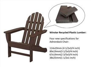 Chaise Adirondack confortable