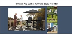 Mobilier d'extérieur en matériau écologique